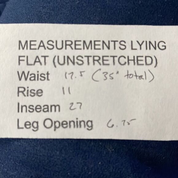 Spoke Sharps Build B navy Flat Front stretch Chinos. Size 35 - Picture 8 of 8